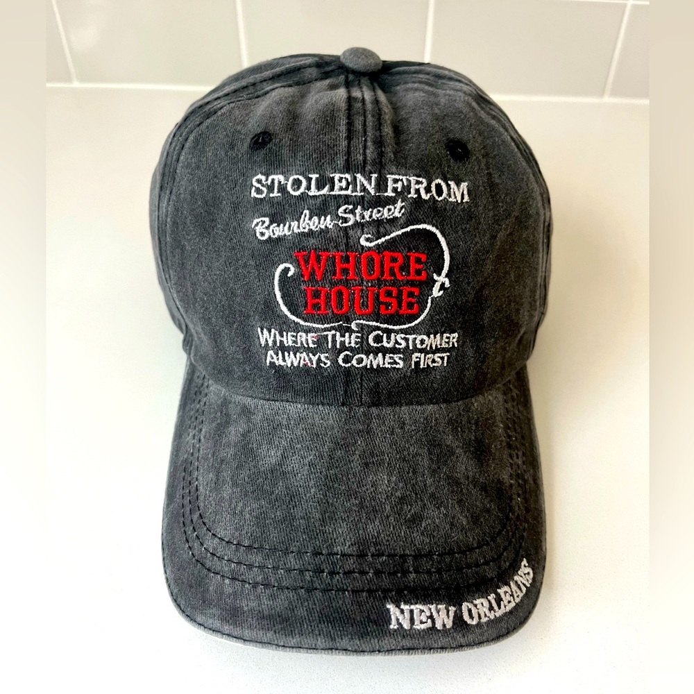 New Orleans bourbon street baseball cap
